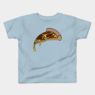 Joey loves pizza - lightblue Kids T-Shirt